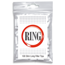 Saco c/ 100 Filtros 6mm Longo Ring