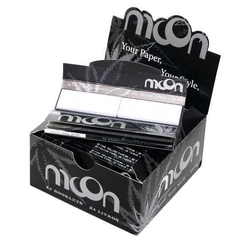Expositor c/ 24 Livros Papel Fumar MOON K.S.+Filtros