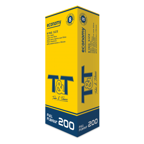Pack c/ 20 Caixas c/ 200 Tubos Filtros Extra Longo (24mm) T&T